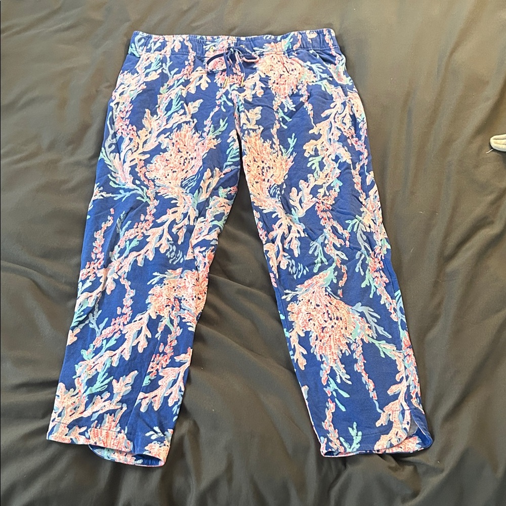 Lily Pulitzer Floral Print Pants